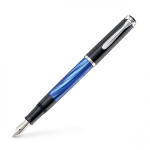 Pelikan Classic M 205 Kolbenfüller blau-marmoriert M (mittel)