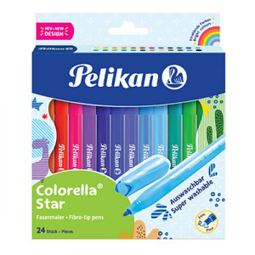 Pelikan Colorella Star C302 Filzstifte farbsortiert, 24 St.