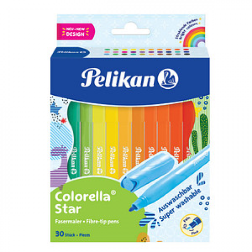 Pelikan Colorella Star C302 Filzstifte farbsortiert, 30 St.