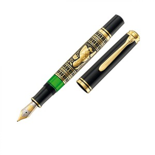 Pelikan Toledo M900 Kolbenfüller schwarz-gold M (mittel)