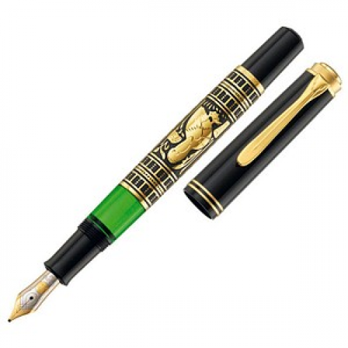 Pelikan Toledo M700 Kolbenfüller schwarz-gold B (breit)