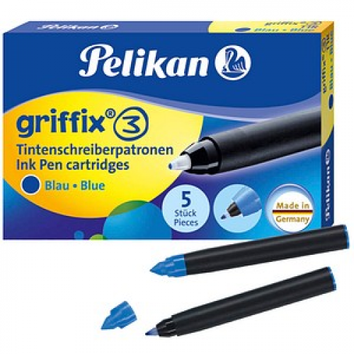 Pelikan griffix®3 Tintenrollerminen königsblau Ohne mm 5 St.