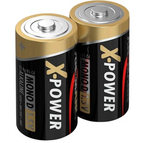 2 ANSMANN Batterien X-POWER Mono D 1,5 V