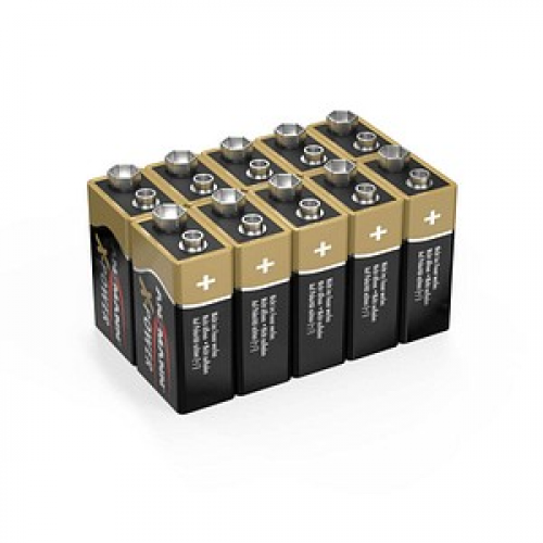 10 ANSMANN Batterie X-POWER E-Block 9,0 V