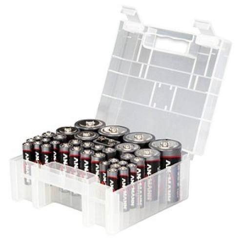 ANSMANN Batterien-Set Red Alkaline Baby C, Micro AAA, Mono D, Mignon AA, E-Block 1,5 / 9,0 V