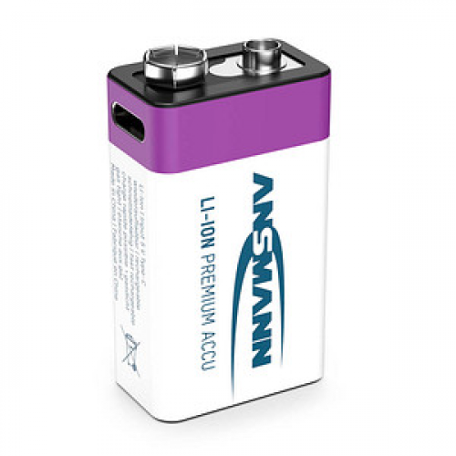 ANSMANN USB-Akku mit Ladekabel 400 E-Block 340 mAh