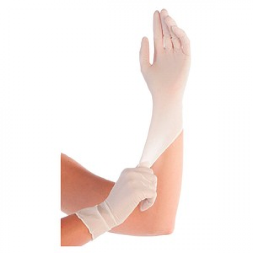 HYGOSTAR unisex Einmalhandschuhe ELASTIC weiß Größe M 100 St.