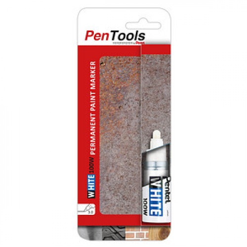 Pentel Paintmarker X100W-PRO1EU Industriemarker weiß 3,0 mm, 1 St.
