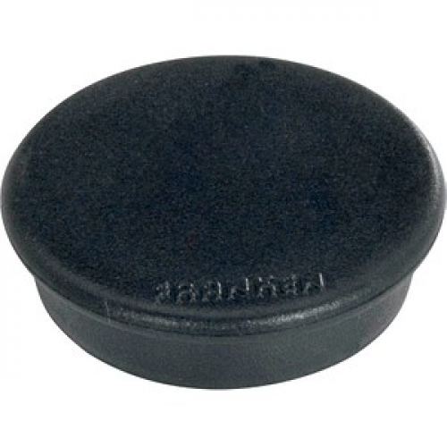 FRANKEN Haftmagnet Magnete schwarz, Kunststoff Ø 3,2 x 0,7 cm, 10 St.