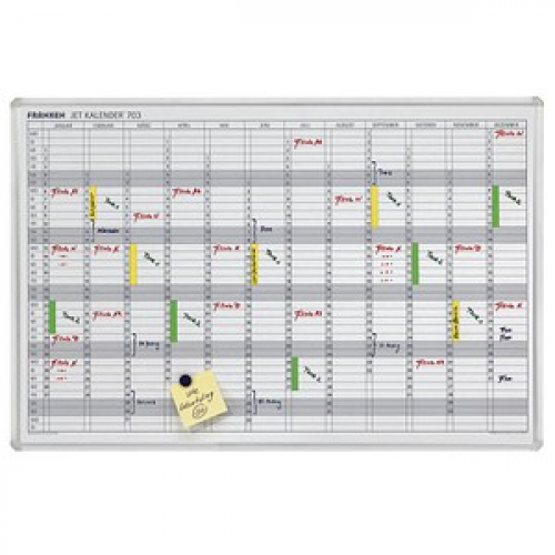 FRANKEN JetKalender® 703 Jahresplaner, Monatseinteilung 90,0 x 60,0 cm