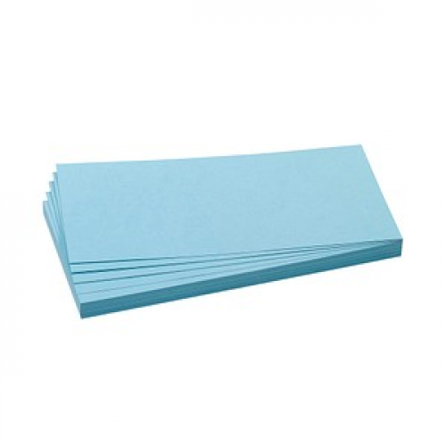 FRANKEN Moderationskarten blau 9,5 x 20,5 cm, 500 St.