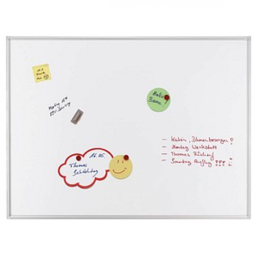 FRANKEN Whiteboard ECO 120,0 x 90,0 cm weiß lackierter Stahl