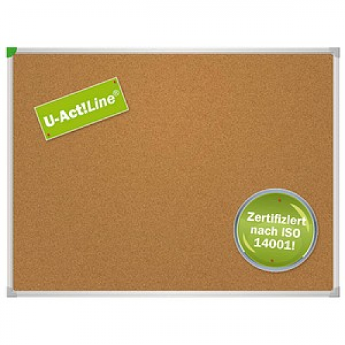 FRANKEN Pinnwand U-Act!Line 120,0 x 80,0 cm Kork braun