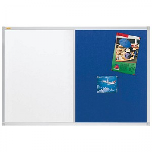 FRANKEN Whiteboard-Pinnwand X-tra!Line 60,0 x 45,0 cm Textil blau