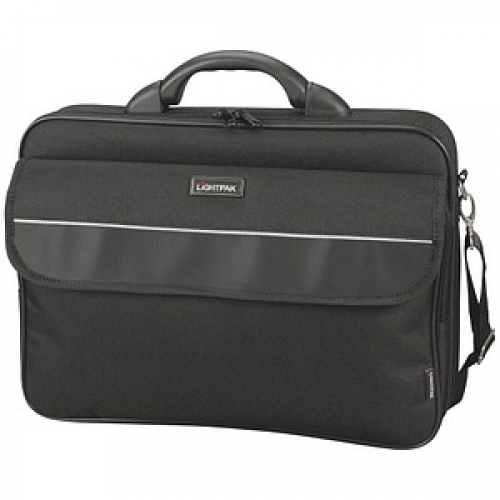 LIGHTPAK Laptoptasche ELITE S Kunstfaser schwarz 46110 bis 38,1 cm (15 Zoll)