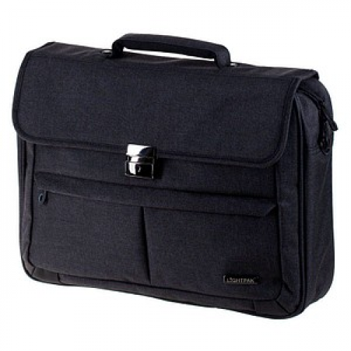 LIGHTPAK Laptoptasche MOTION Kunstfaser anthrazit 46145 bis 43,2 cm (17 Zoll)