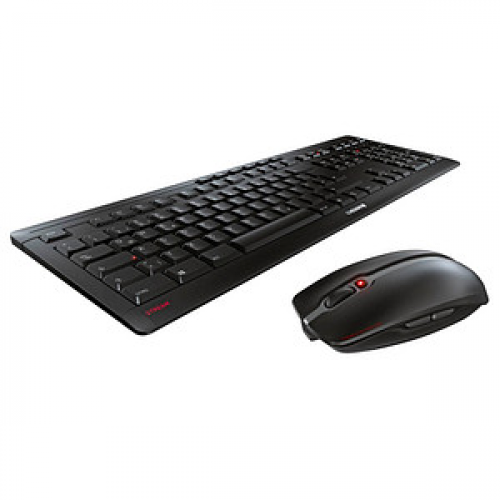 CHERRY STREAM DESKTOP RECHARGE Tastatur-Maus-Set kabellos schwarz