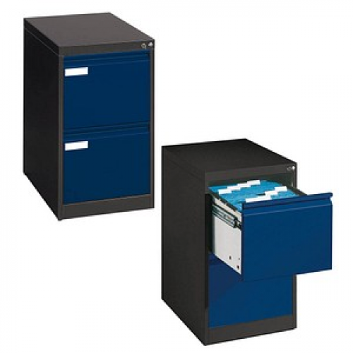 CP C 2000 Acurado Hängeregistraturschrank anthrazit, enzianblau 2 Schubladen 43,3 x 59,0 x 73,3 cm