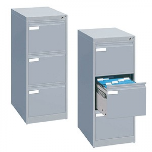 CP C 2000 Acurado Hängeregistraturschrank silber 3 Schubladen 43,3 x 59,0 x 104,5 cm