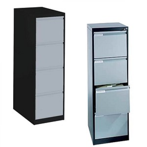 CP C 2000 Acurado Hängeregistraturschrank anthrazit, silber 4 Schubladen 43,3 x 59,0 x 135,7 cm