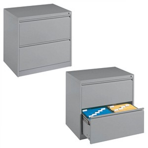 CP C 2000 Acurado Hängeregistraturschrank silber 2 Schubladen 78,7 x 59,0 x 73,3 cm