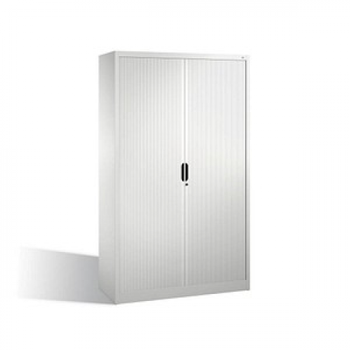 CP Omnispace Rollladenschrank lichtgrau 4 Fachböden 120,0 x 42,0 x 198,0 cm