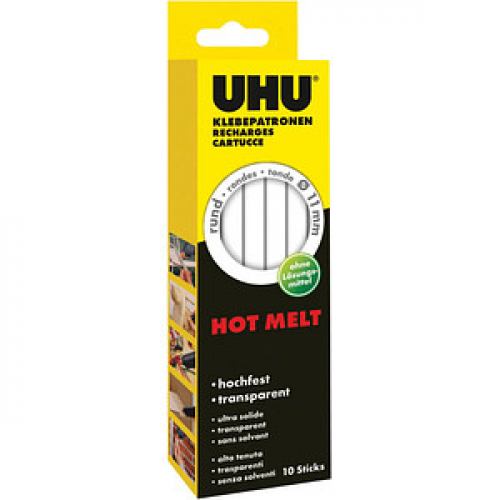 UHU Heißklebesticks HOT MELT transparent, 10 St.