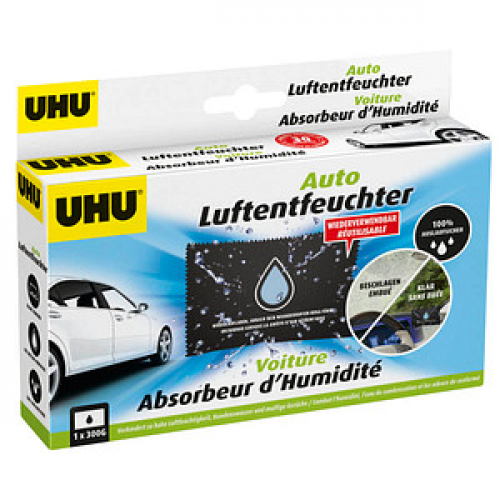 UHU Auto-Entfeuchter schwarz, 1x 300,0 g