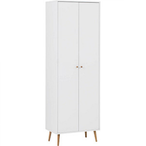 MÖBELPARTNER Aktenschrank Jonte, 701658 kreideweiß 4 Fachböden 65,2 x 39,0 x 195,7 cm