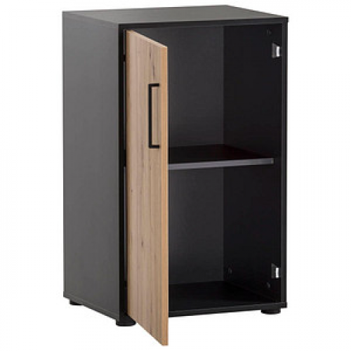 MÖBELPARTNER Aktenschrank Aino, 155719 schwarz 1 Fachboden 51,0 x 41,0 x 83,6 cm