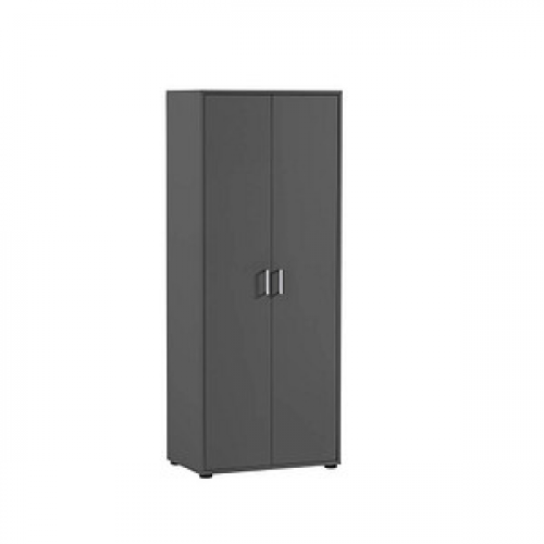 MÖBELPARTNER Aktenschrank Niels, 701882 anthrazit 3 Fachböden 65,1 x 41,0 x 163,6 cm