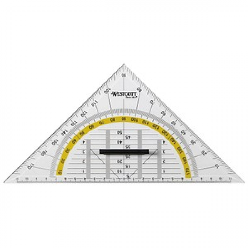 WESTCOTT Geometrie-Dreieck 25,0 cm