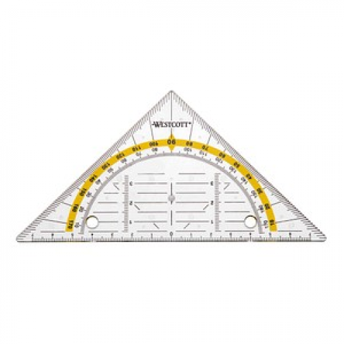 WESTCOTT Geometrie-Dreieck 14,0 cm