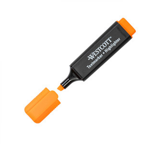 WESTCOTT Textmarker orange, 1 St.