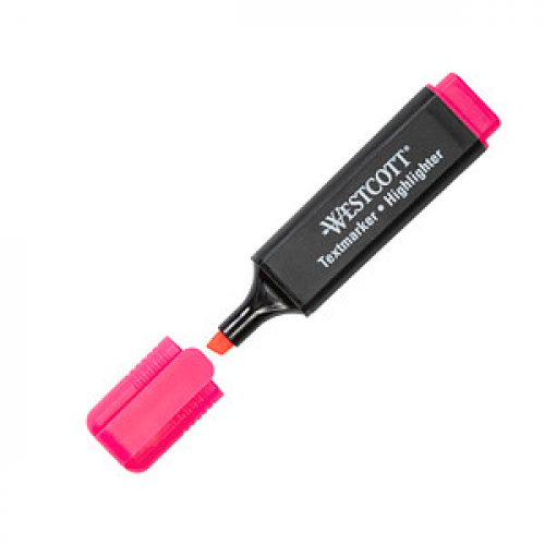 WESTCOTT Textmarker pink, 1 St.