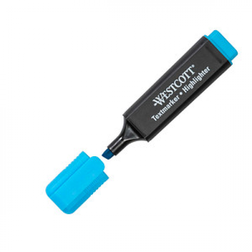 WESTCOTT Textmarker blau, 1 St.