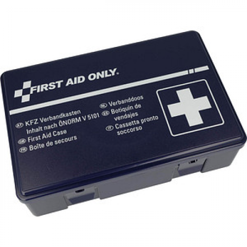 FIRST AID ONLY Verbandskasten KFZ Standard ÖNORM V 5101 blau