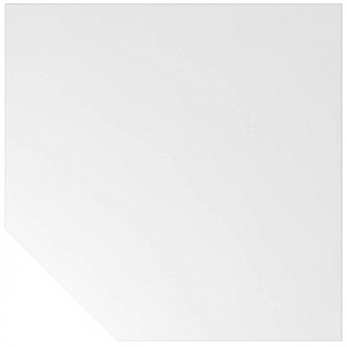 HAMMERBACHER Verbindungsplatte Altus weiß, silber Trapezform 120,0 x 80,0 x 72,0 cm