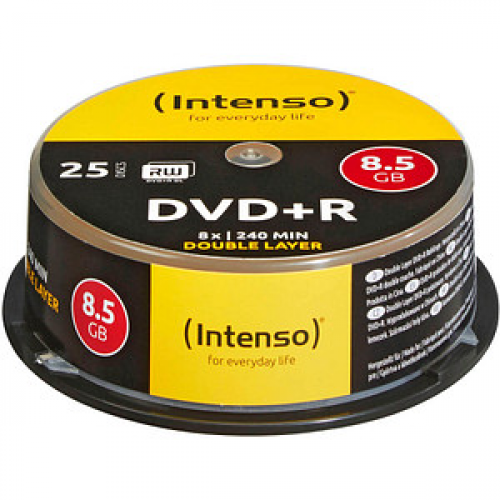 25 Intenso DVD+R 8,5 GB Double Layer