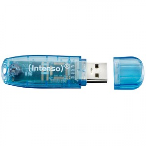 Intenso USB-Stick Rainbow Line blau 4 GB