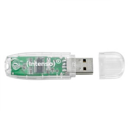 Intenso USB-Stick Rainbow Line transparent 32 GB