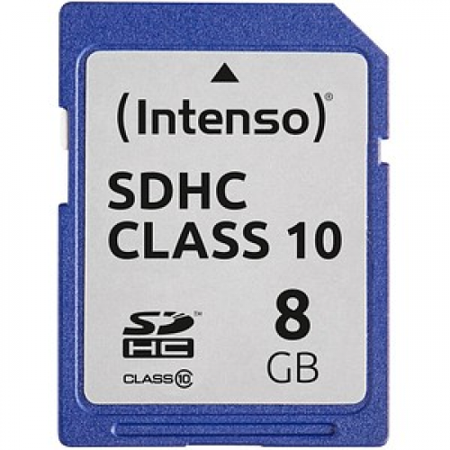 Intenso Speicherkarte SDHC-Card Class 10 8 GB