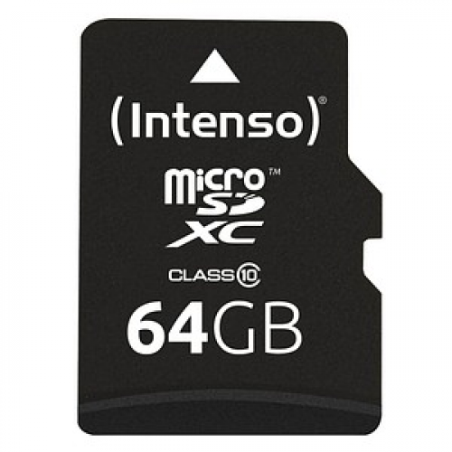 Intenso Speicherkarte microSDXC-Card Class 10 64 GB