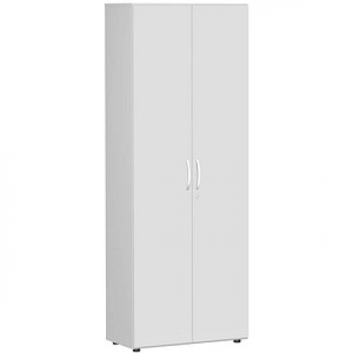 geramöbel Aktenschrank Flex, S-386100-LL lichtgrau 5 Fachböden 80,0 x 42,0 x 216,0 cm