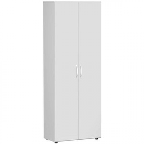 geramöbel Aktenschrank Flex, S-386002-LL lichtgrau 5 Fachböden 80,0 x 42,0 x 216,0 cm