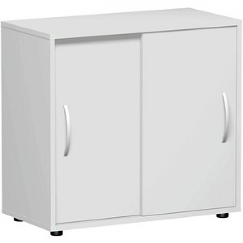 geramöbel Schiebetürenschrank Flex, S-382501-LL lichtgrau 1 Fachboden 80,0 x 40,0 x 75,2 cm