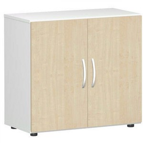 geramöbel Aktenschrank Flex, S-382100-AW weiß, ahorn 1 Fachboden 80,0 x 42,0 x 75,2 cm