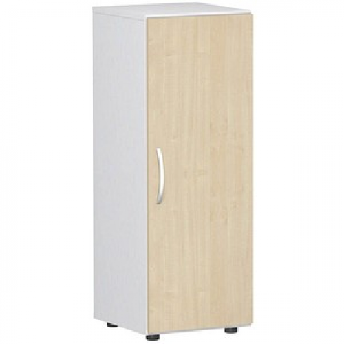 geramöbel Aktenschrank Flex, S-343102-AW weiß, ahorn 2 Fachböden 40,0 x 42,0 x 110,4 cm