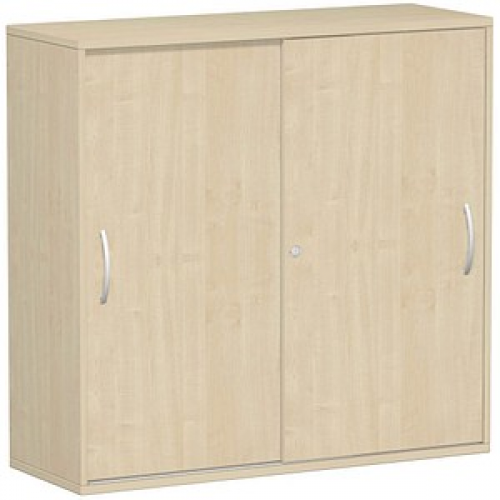 geramöbel Schiebetürenschrank Flex, S-312353-AA ahorn 2 Fachböden 120,0 x 42,5 x 118,2 cm