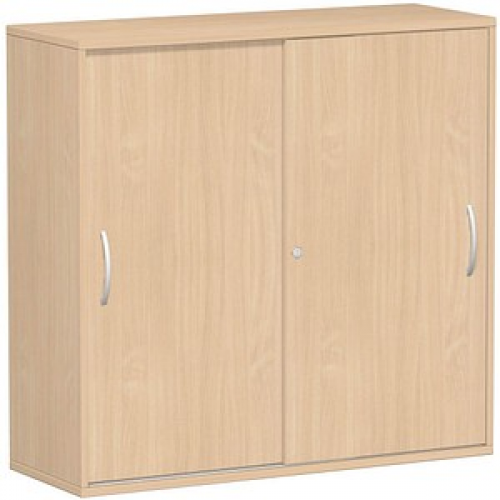 geramöbel Schiebetürenschrank Flex, S-312353-BB buche 2 Fachböden 120,0 x 42,5 x 118,2 cm